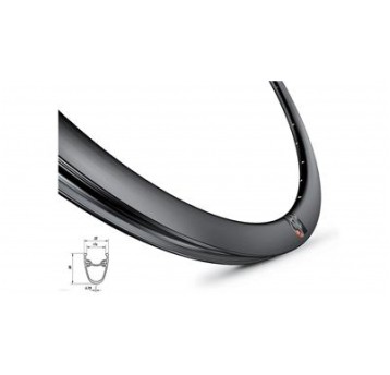 OBRĘCZ MACH GRAVEL 28" 700/622x17C/ DISC CZARNA