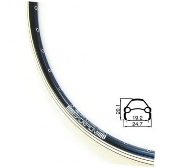 OBRĘCZ SKORPION 28" 622x19 32otw RODI CZARNA