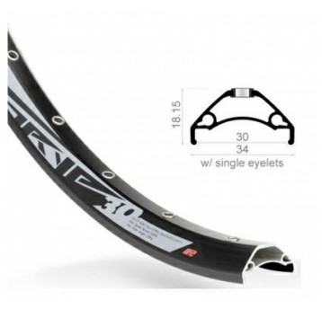 OBRĘCZ TRYP30 27,5x30 32otw. TUBLESS CZARNA