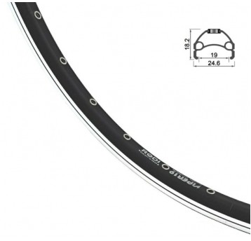 OBRĘCZ VIPER19 28" 622x19 32otw RODI CZARNA