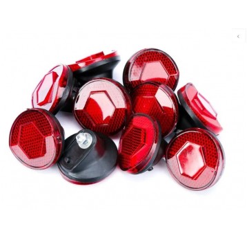 ODBLASK NA BŁOTNIK TYŁ HL-R06 OKRĄGŁY opak=10szt