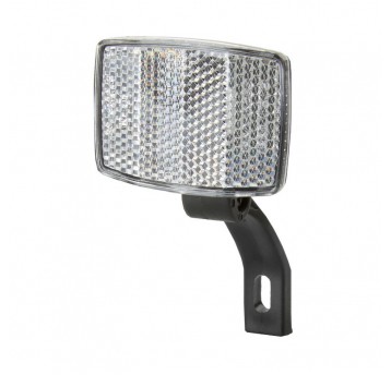 ODBLASK PRZÓD BIAŁY Z UCHWYTEM