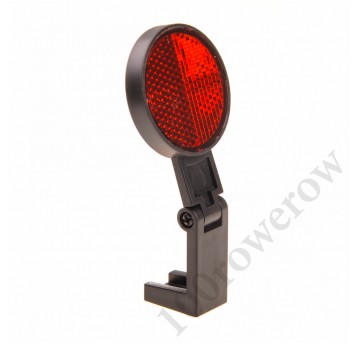 ODBLASK TYŁ CZERWONY Z UCHWYTEM C opak=10szt