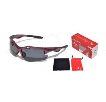 OKULARY 2K SB-12049 BURGUND POLARYZ+REVO