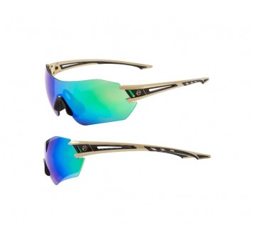 OKULARY ACCENT SHOT BIAŁE SOCZ. FIOLET LUSTRZ.