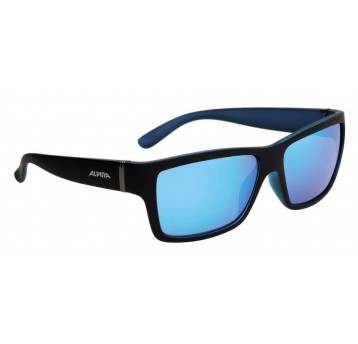 OKULARY ALPINA KACEY BLACK MATT- BLUE MIRROR