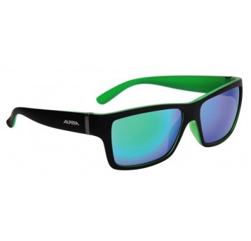 OKULARY ALPINA KACEY BLACK MATT-GREEN MIRROR