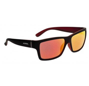 OKULARY ALPINA KACEY BLACK MATT- RED MIRROR