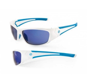 OKULARY FREAK BIAŁO-NIEB SOCZEWKI PC, SZARE