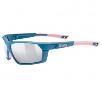 OKULARY UVEX SPORTSTYLE 225 BLUE MATT - ROSE