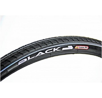 OPONA BLACK1 26x1,75 47-559 + 1mm TORO BIAŁY PASEK