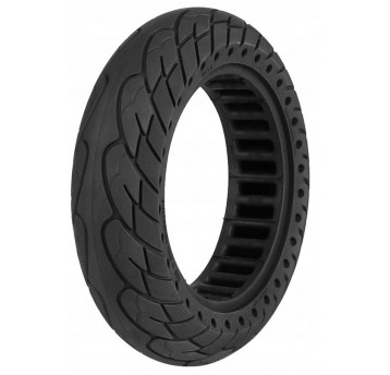 OPONA CC 10x2,5 PEŁNA E-HULAJNOGA CZARNA KROPKI