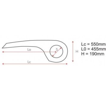 OSŁONA ŁAŃC. LAURA ZIELONA ŚREDN. ZEWN. 19 cm