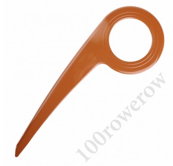 OSŁONA ŁAŃCUCHA ALICJA BRĄZ ŚR. ZEWN. 18cm