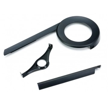 OSŁONA ŁAŃCUCHA SLYDE 38/118 CZARNA MAT + UCHWYT