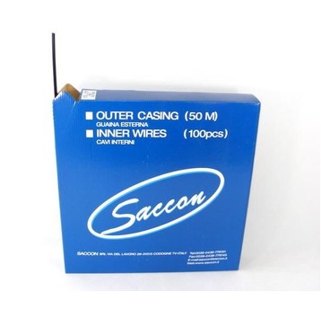 PANCERZ PRZERZUTKI SACCON CZARNY TEFLON 50M 4mmBOX