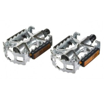 PEDAŁY MTB FP-961 ODB. KULKA ALU SREBRNE