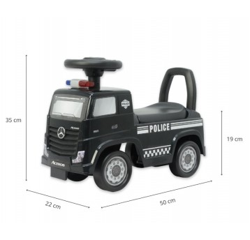 POJAZD MERCEDES ACTROS POLICE BLACK