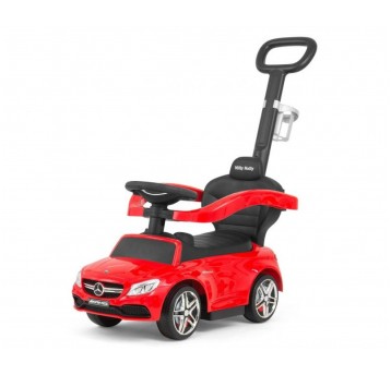 POJAZD MERCEDES AMG C63 COUPE RED Z RĄCZKĄ