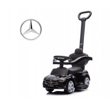 POJAZD Z RĄCZKĄ MERCEDES C-CLASS BLACK