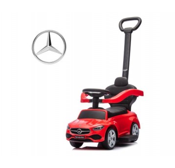 POJAZD Z RĄCZKĄ MERCEDES C-CLASS RED