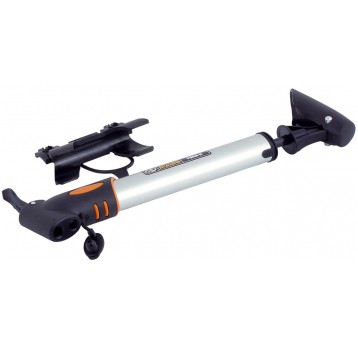 POMPKA AUT AAP TWIN 2 ALUMINIOWA SREBRNO-CZARNA