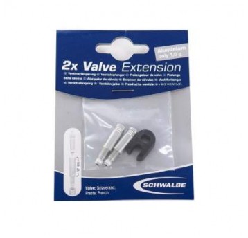 PRZEDŁUŻENIE ZAWORU SCHWALBE TUBELESS 17mm 2szt
