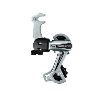 PRZERZUTKA TYŁ SHIMANO 6rz RDTY21 HAK SREBRNA