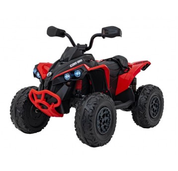 QUAD NA AKUMULATOR ATV CZERWONY