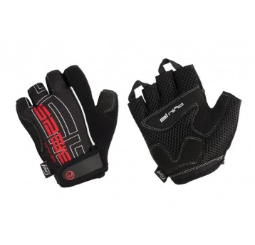 RĘKAWICZKI ACCENT EL NINO ROZM. S CZARNO-CZERWONE