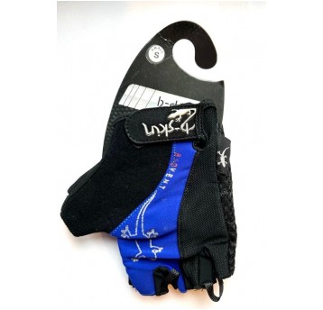 RĘKAWICZKI B-SKIN GILDO ROZMIAR S NIEBIESKO-CZARNE