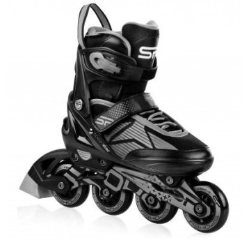 ROLKI ROZM. 33-36 BK/GY SPEED PRO
