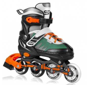 ROLKI ROZM. 33-37cm BK/RD TONY