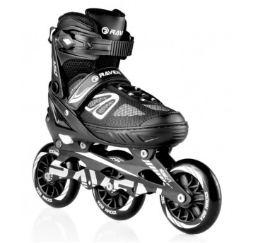 ROLKI RV ADVANCE ROZM. 35-39cm BLACK DUŻE KOŁA 110