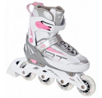 ROLKI RV PROFESSION ROZM. 28-32cm /XS/ WHITE/PINK