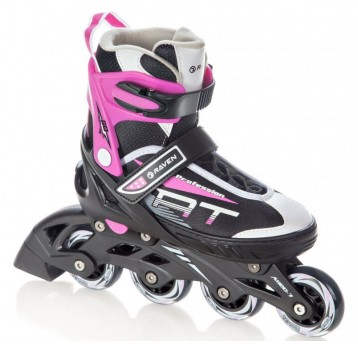 ROLKI RV PROFESSION ROZM. 31-35cm /S/ BLACK/PINK