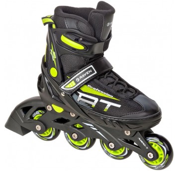 ROLKI RV PROFESSION ROZM. 35-39cm /M/ BLACK/LIME