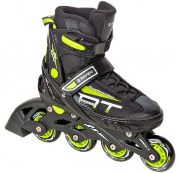 ROLKI RV ROZM. PROFESSION 38-42cm /L/ BLACK/LIME