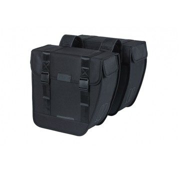 SAKWA BASIL GO DOUBLE BAG 28L CZARNA PODWÓJNA