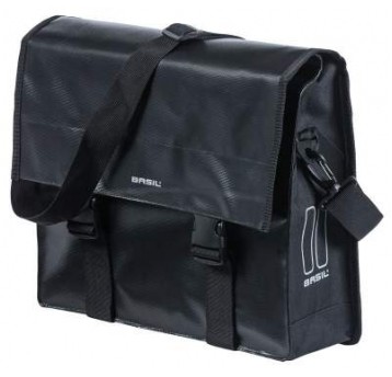 SAKWA BASIL URBAN 15-17L POJED.WODOODPORNA CZARNA