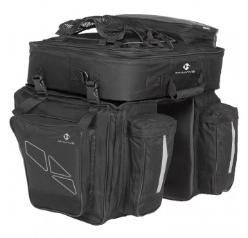 SAKWA M-WAVE 3-KOMOROWA NA BAGAŻNIK 62L