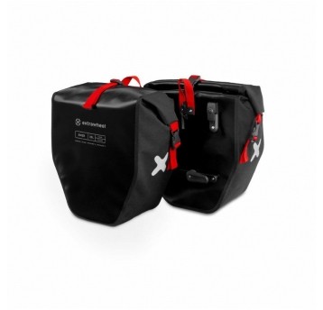SAKWA NA BAG. EXTRAWHEEL BIKER POLYESTER 50L BLACK