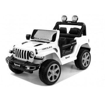 SAMOCHÓD NA AKUMULATOR JEEP BIAŁY 4x4