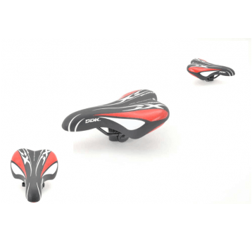 SIODŁO DDK MTB JUNIOR DX RACE 245mm CZAR/CZERWONE