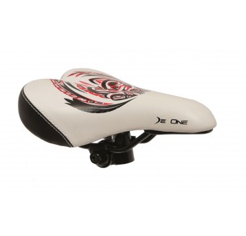 SIODŁO DEONE KIDY BIAŁO-CZERWONE