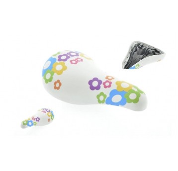 SIODŁO DZIEC. B-1610 BIAŁE W KWIATKI