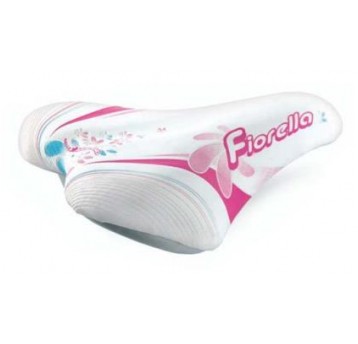 SIODŁO FIORELLA 20" BIAŁO/FUXIA/NIEBIESKIE