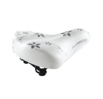 SIODŁO MONTE GRAPPA AMERICA FLOWERS BIAŁO-SZARE