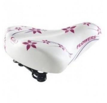 SIODŁO MONTE GRAPPA FLOWERS BIAŁO-RÓŻOWE