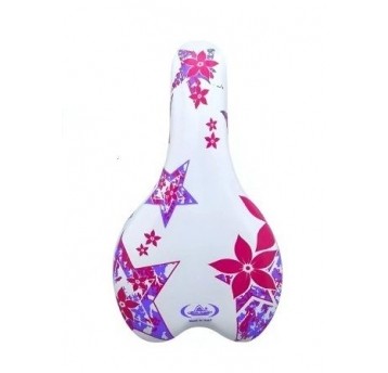 SIODŁO MONTE GRAPPA JUNIOR OK-GO 20-24" BIA-RÓŻ